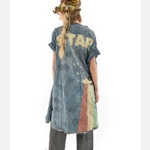 Magnolia pearl star appliqué kimi coat